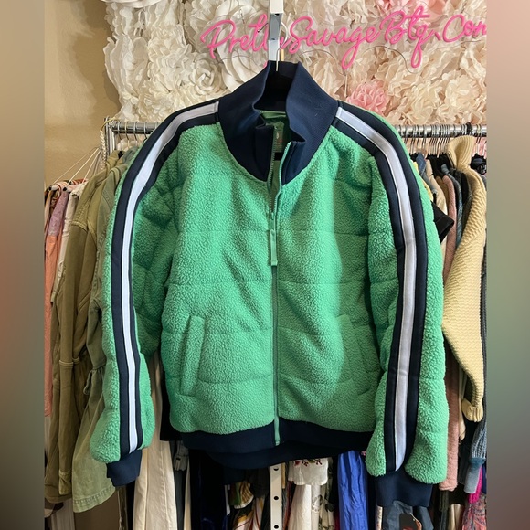 Free People Fleecy Sherpa Scrunchy Pippa Jacket, Various Sizes NWT - Picture 9 of 11